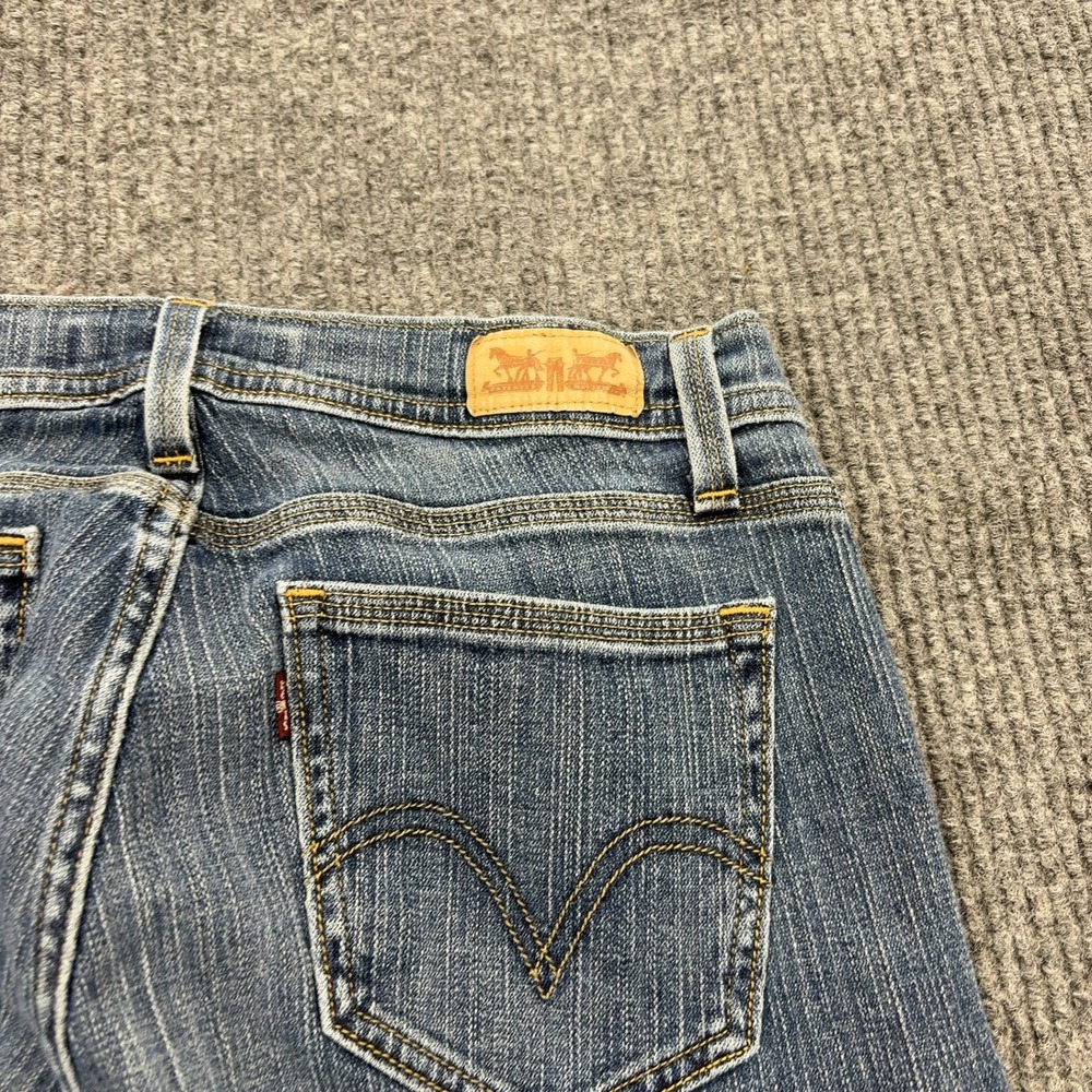 Levis Jeans Women 6 Blue Cotton 529 Curvy Bootcut Denim Stretch Casual Y2K - Picture 6 of 7